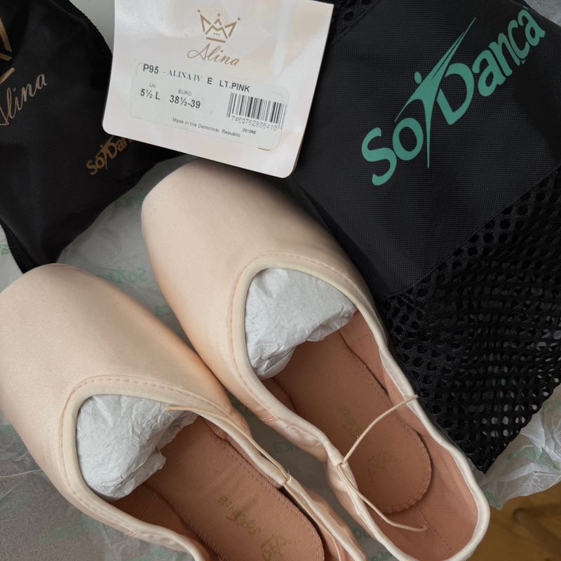 So Danca Alina Pointe Shoes (38.5-39 E)